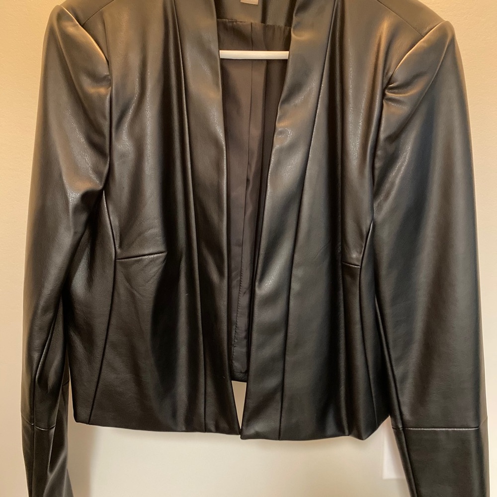 CK leather jacket